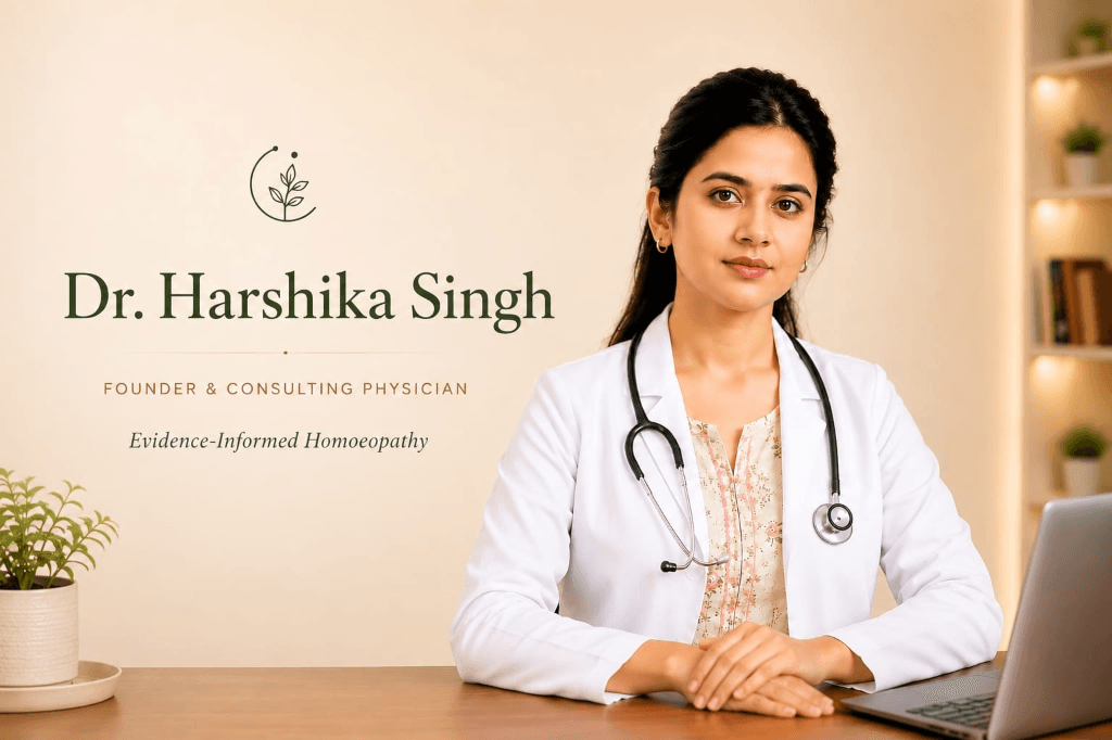 Dr. Harshika Singh, BHMS MD Hom. — Founder & Consulting Physician